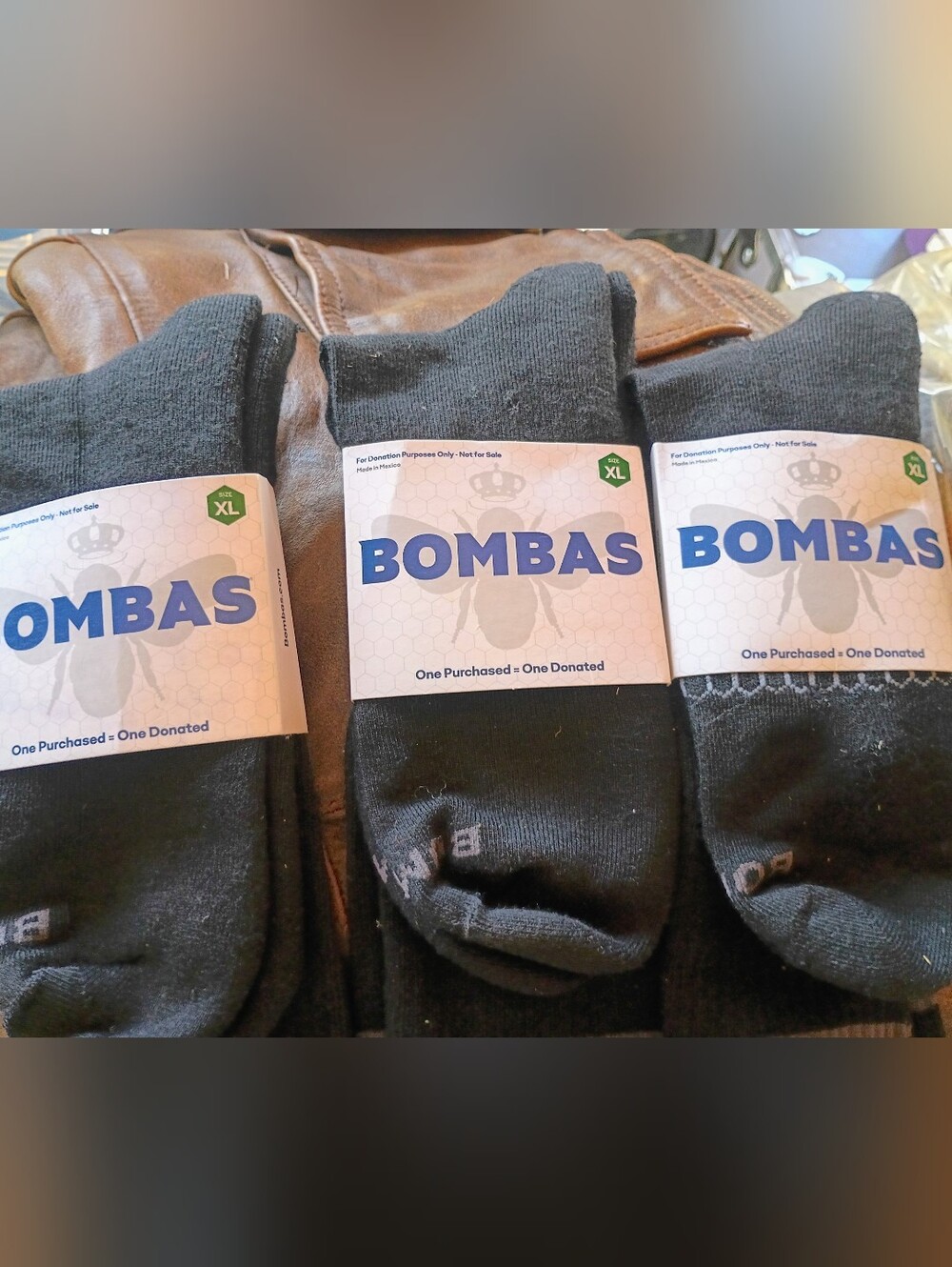 Bombas XL Socks 3 Pair New
